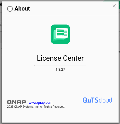 License Center version